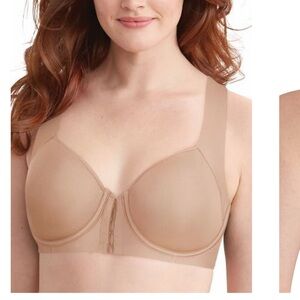 NWT✨Bali Women's One Smooth U Posture Boost Smooth Back Underwire Bra Nude